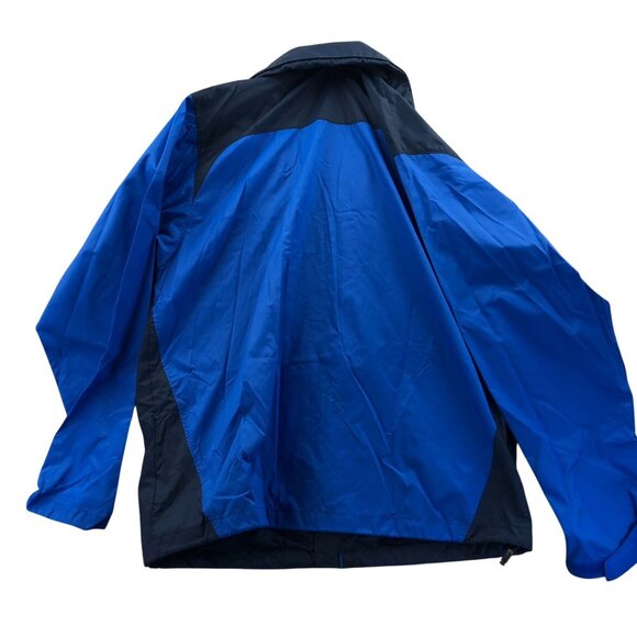 Columbia Mens Jacket Large Blue & Black Lightweight Nylon - Picture 2 of 10